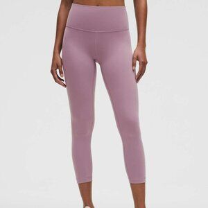 Lululemon Wunder Train High-Rise Crop 23" Lavender Lux Size 6